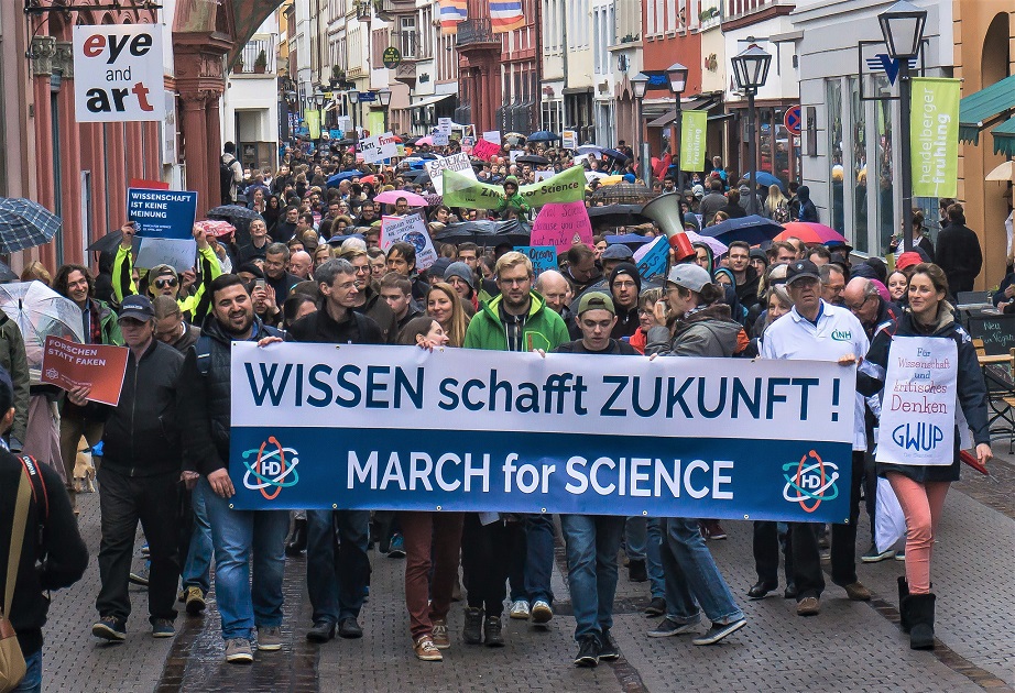 March For Science Am April In Deutschen St Dten