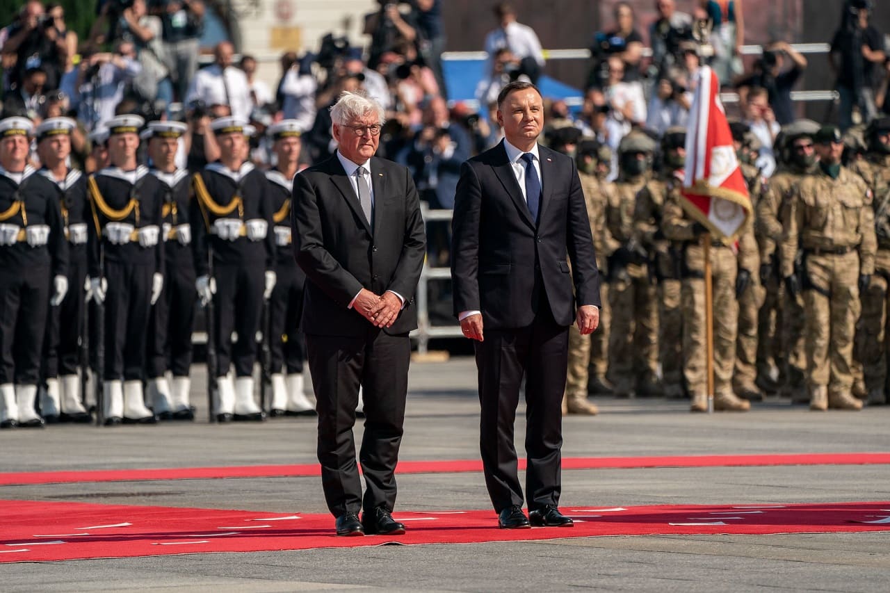 Andrzej-Sebastian-Duda-Frank-Walter-Steinmeier-Polen-Poland-Warschau-Warszawa-Warsaw-Kritisches-Netzwerk-Wielun-Welun-Versoehnung-Versoehnungspolitik