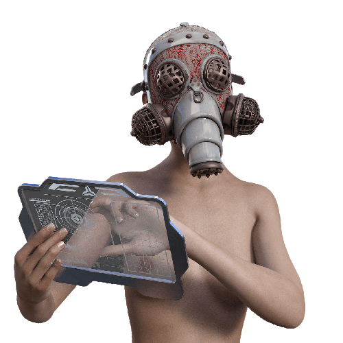 Apokalypse-Dystopie-Postapokalypse-Corona-Mutation-Hygienekonzept-Hygienewaechter-Gasmaske-Maskenpflicht-Maskenzwang-Kritisches-Netzwerk-Great-Reset