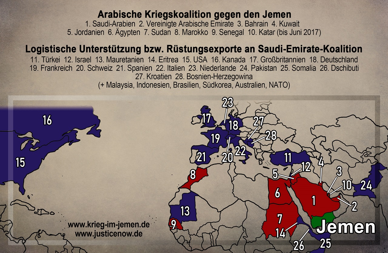 Arabische_Kriegskoalition_Jemen_Arab_war_coalition_against_Yemen_Kritisches_Netzwerk_Saudi_Arabien_Emirate_Ruestungsexporte_Voelkermord_Massenmord_Voelkerrechtsbruch