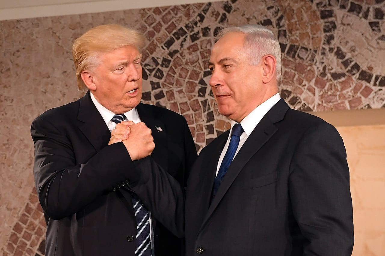 Benjamin-Netanyahu-Netanjahu-Donald-Trump-Bibi-zionists-zionism-zionismus-religious-fundamentalism-Kritisches-Netzwerk-Apartheidstaat-Besatzerstaat-Landraub