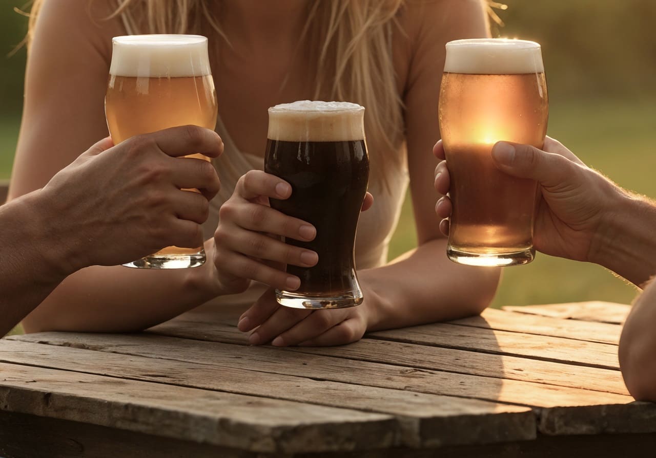 Bier_Biertrinken_Biergenuss_Biergeniesser_Bierlaune_Bierliebhaber_kulturelle_soziale_Rolle_des_Bieres_Lieblingsgetraenk_Feierlaune_gesellige_Runde_Trinklaune_Kritisches-Netzwerk