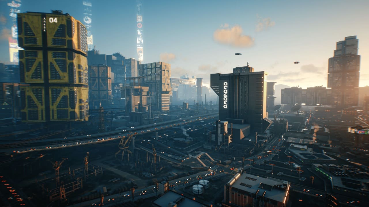 Cyberpunk-2077-Ueberreste-menschlicher-Zivilisationen-Megacity-Night City-Suprakonzerne-Metropole-Kritisches-Netzwerk-dystopische-Gesellschaft-Regression-Kollaps
