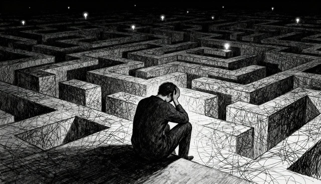 Depression_Ausweglosigkeit_Deprimiertheit_Frustation_Konfusion_Verarmung_Verzweiflung_Wirtschaftsdesaster_Zukunftsangst_Kritisches-Netzwerk