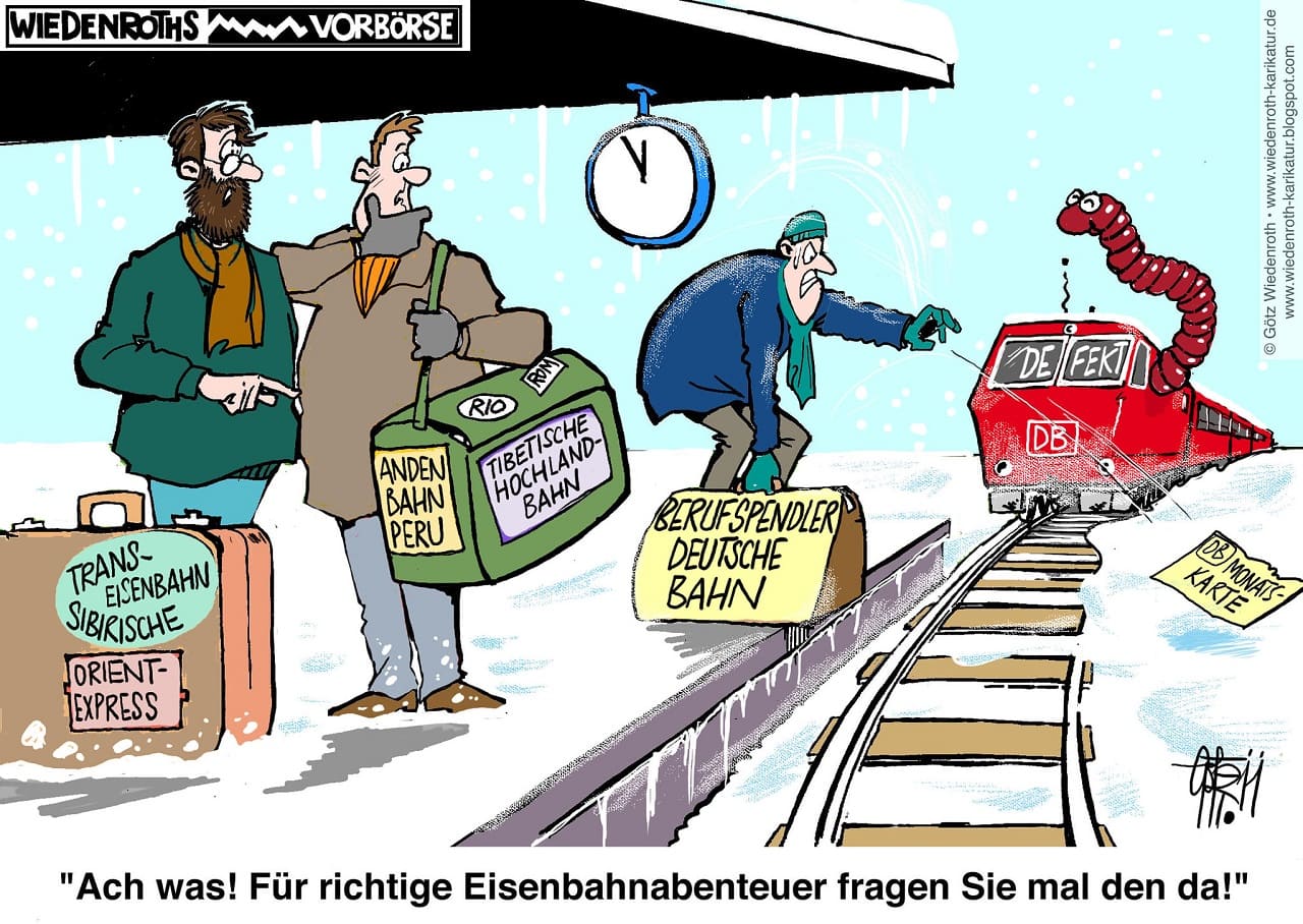Eisenbahnabenteuer_Bahndebakel_Bahndesaster_Deutsche_Bundesbahn_Missmanagement_Unpuenktlichkeit_Zugausfaelle_Zugfahrgaeste_Zugreisende_Zugverspaetungen_Kritisches-Netzwerk
