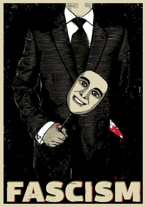 Faschismus-FACISM-Faschisten-Bourgeoisie-Goebbels-Propaganda-Neue-Normailtaet-New-Normal-Ideologie-Systemgewalt-Totalitarismus-Kritisches-Netzwerk-Unterdrueckung