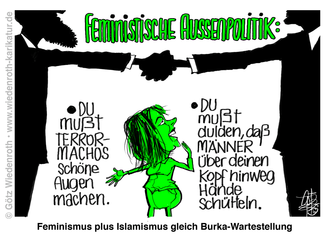 Feministische_Aussenpolitik_Annalena_Baerbock_Ausdrucksinkompetenz_Pleitenministerin_Islamismus_verbaerbockt_Nullkompetenz_Kompetenzdefizite_Kompetenzmangel_Bellizistin_Kritisches-Netzwerk