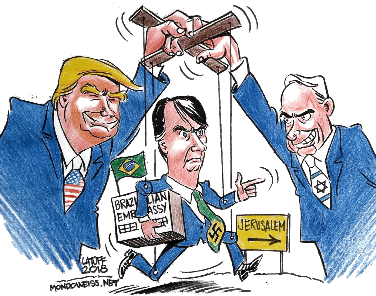 Jair-Messias-Bolsonaro-Brasiliens-Botschaft-Jerusalem-Israel-Rechtsextremismus-Rechtspopulismus-Right-wing-politics-Kritisches-Netzwerk-Club-Hebraica-Autokratie-Despot 