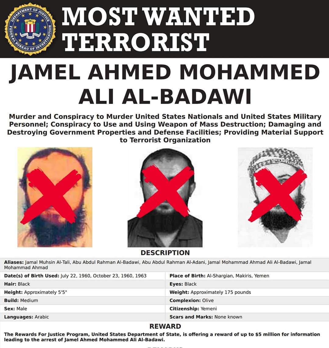 Jamal-Abu-Abed-Al-Rahman-Al-Badawi-Ahmad-Mohammad-Ali-Kritisches-Netzwerk-airstrike-Yemen-al-qaida-Kaida-USS-Cole-FBI-Most-Wanted-Terrorists-terrorist-Jemen-Drahtzieher-Yemeni