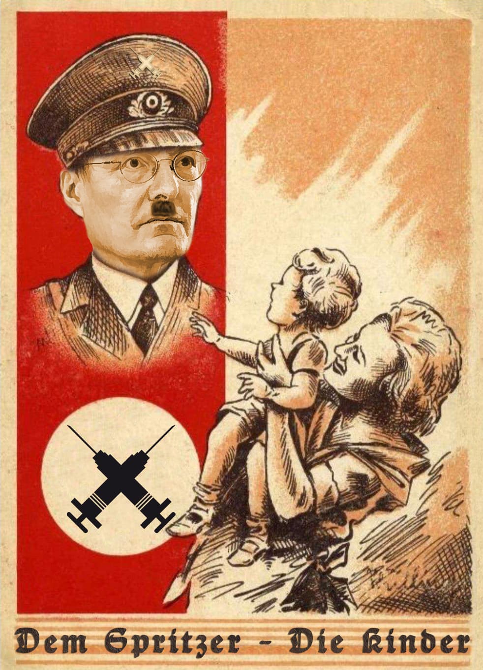 Karl-Lauterbach-Spritzbefehlshaber-Kinderspritzung-Impfzwang-Spritzwang-Kinderimpfung-Faschismus-neue-Normalitaet-Kindeswohlgefaehrdung-STIKO-Hitlerjugend-Impfpflicht