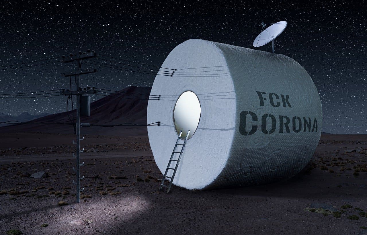 Klopapier-Klohaeuschen-Klopapierkrise-Klopapieralarm-Corona-Hamsterkaeufe-Toilettenpapier-Klopapierbestand-Kritisches-Netzwerk-Panikkaeufe-Klopapierkrise-Klopapieralarm