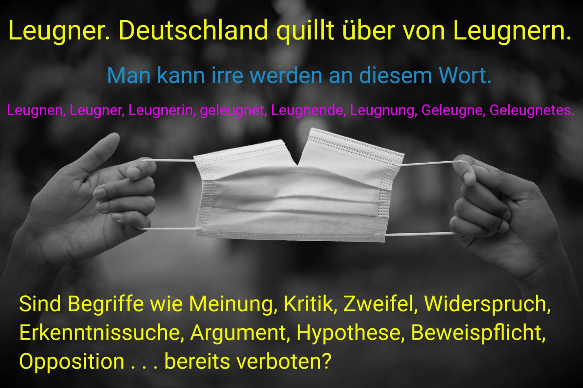 Maskenpflicht-Leugner-Seuchenlappen-Stoffmasken-Maskenzwang-Massenhysterie-Massenimpfung-Massenwahn-Kritisches-Netzwerk-Corona-Coronavirus-Pandemie-Covid