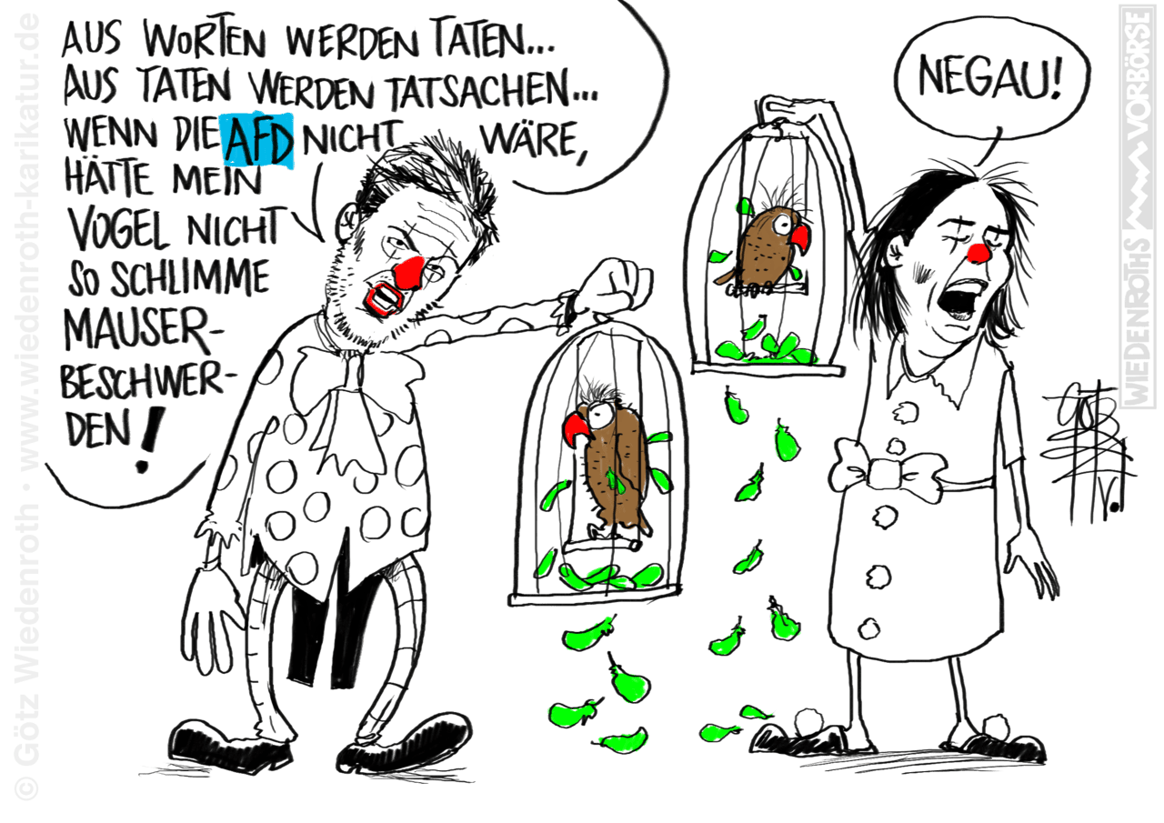 Mauserbeschwerden_Gefiederwechsel_Vogelfedern_Vogelgefieder_Schockmauser_Robert_Habeck_Annalena_Baerbock_Gruenarroganz_Buendnisgruene_AfD-Bashing-Kritisches-Netzwerk