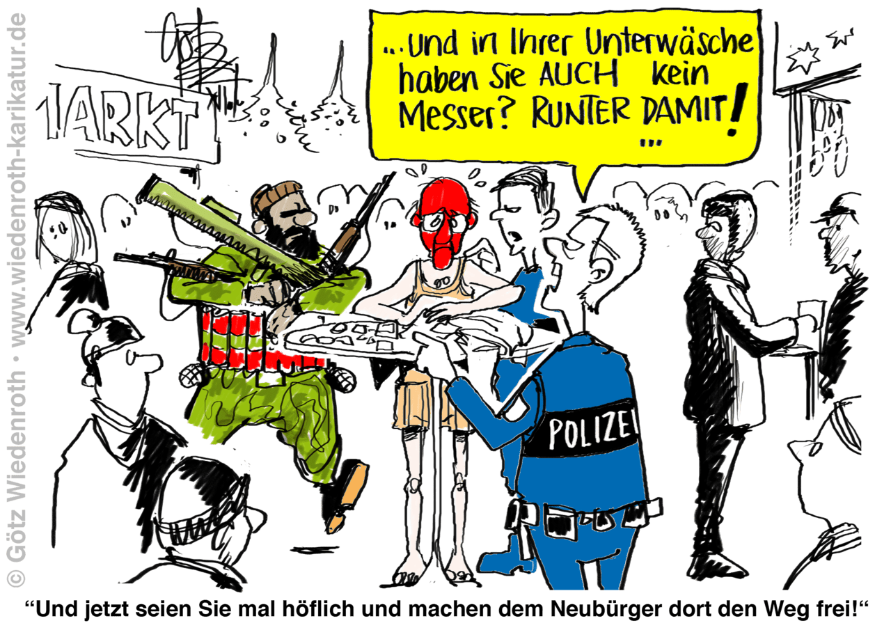 Messereinwanderung_Masseneinwanderung_Taschenfilzungen_Taschenkontrollen_Messerverbot_Neubuerger_Weihnachtsmarkt_Innere_Sicherung_Messerkriminalitaet_Kritisches-Netzwerk