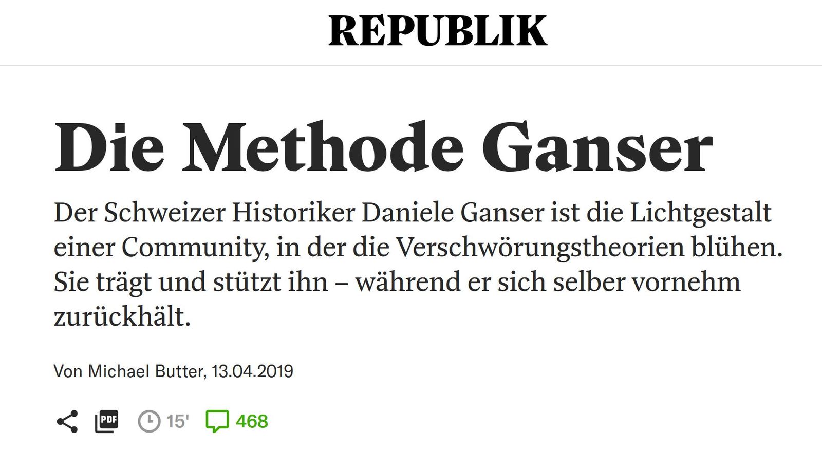 Methode-Daniele-Ganser-REPUBLIK-Michael-Butter-Kritisches-Netzwerk-SIPER-Swiss-Institute-for-Peace-and-Energy-Research-Verschwoerungstheoretiker-Verschwoerungstheorien