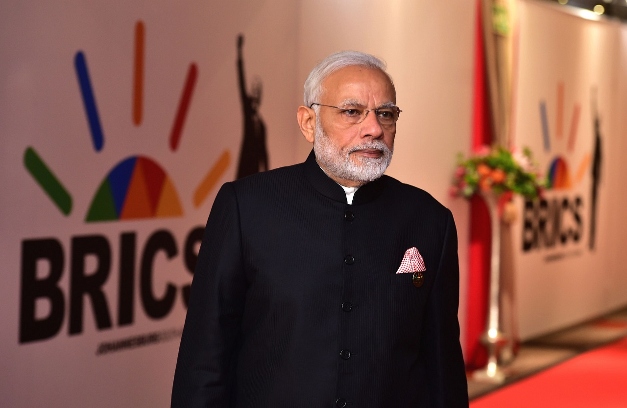 Indian Prime Minister Narendra Damodardas Modi, Indien, BRICS-Staaten,