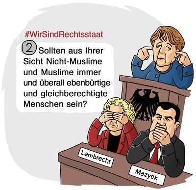 Rechtsstaat-2-Muslime-gleichberechtigte-Menschen-Aiman Mazyek-Christine-Lambrecht-Kritisches-Netzwerk-Weltanschauung-Olga-Hopfauf-Stephan-Baumgarten