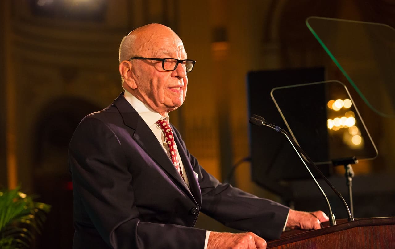 Rupert-Murdoch-Medienmogul-Medienbaron-Medienmagnat-Medientycoon-Medienoligarch-Oligarch-Fox-News-Konzernjournalismus-Konzernmedien-Kritisches-Netzwerk-Machtmedien-Medienmacht-Medienkonzentration