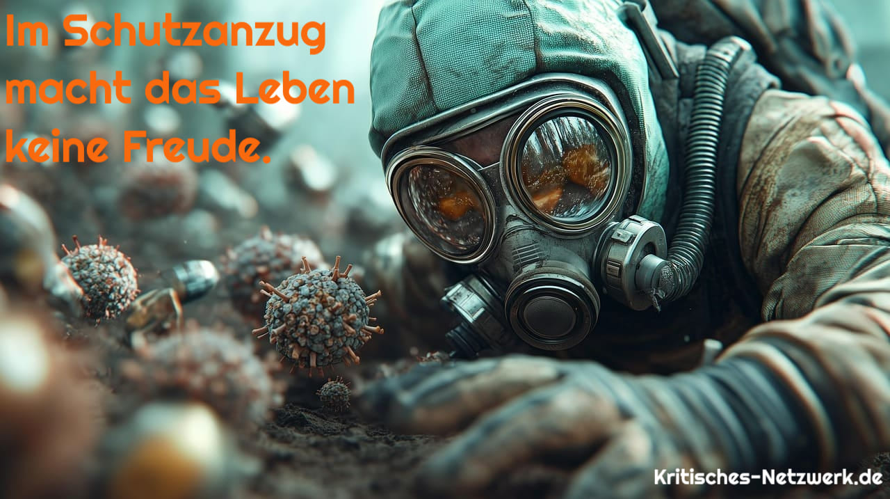 Schutzanzug_Angstnarrativ_Angstpsychose_Coronaviren_Freiheitseinschraenkungen_Gefahrschaffung_Panikmache_Schutzbeduerfnis_Schutzschwindel_Viren_Virenangst_Virusangst_Kritisches-Netzwerk
