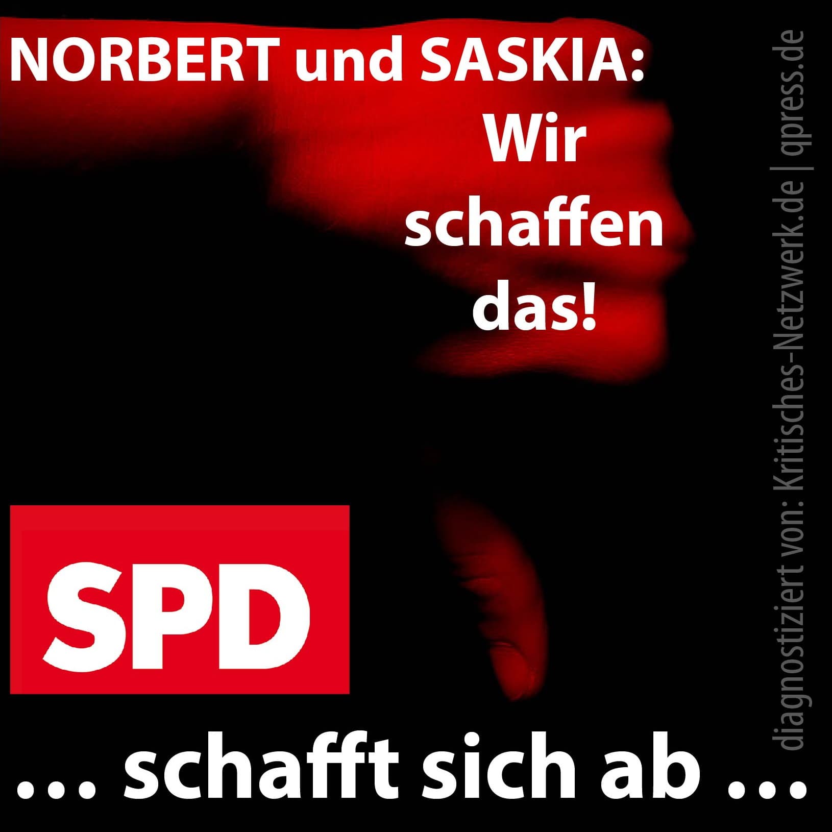 SPD-Doppelspitze-Saskia-Esken-Norbert-Walter-Borjans-Kritisches-Netzwerk-Fuehrungsduo-Sozialdemokraten-Jusos-Jungsozialisten-Olaf-Scholz-Neoliberalismus-Volkspartei