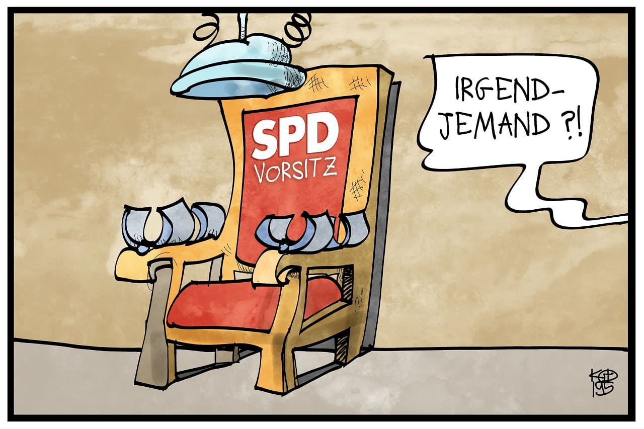 SPD-Vorsitz-Parteivorsitz-Machtfrage-Machtkampf-Machtspiel-Andrea-Nahles-Baetschi-Volkspartei-Sozialdemokraten-Sozialdemokratie-Kritisches-Netzwerk-Wahldebakel-Politclowns