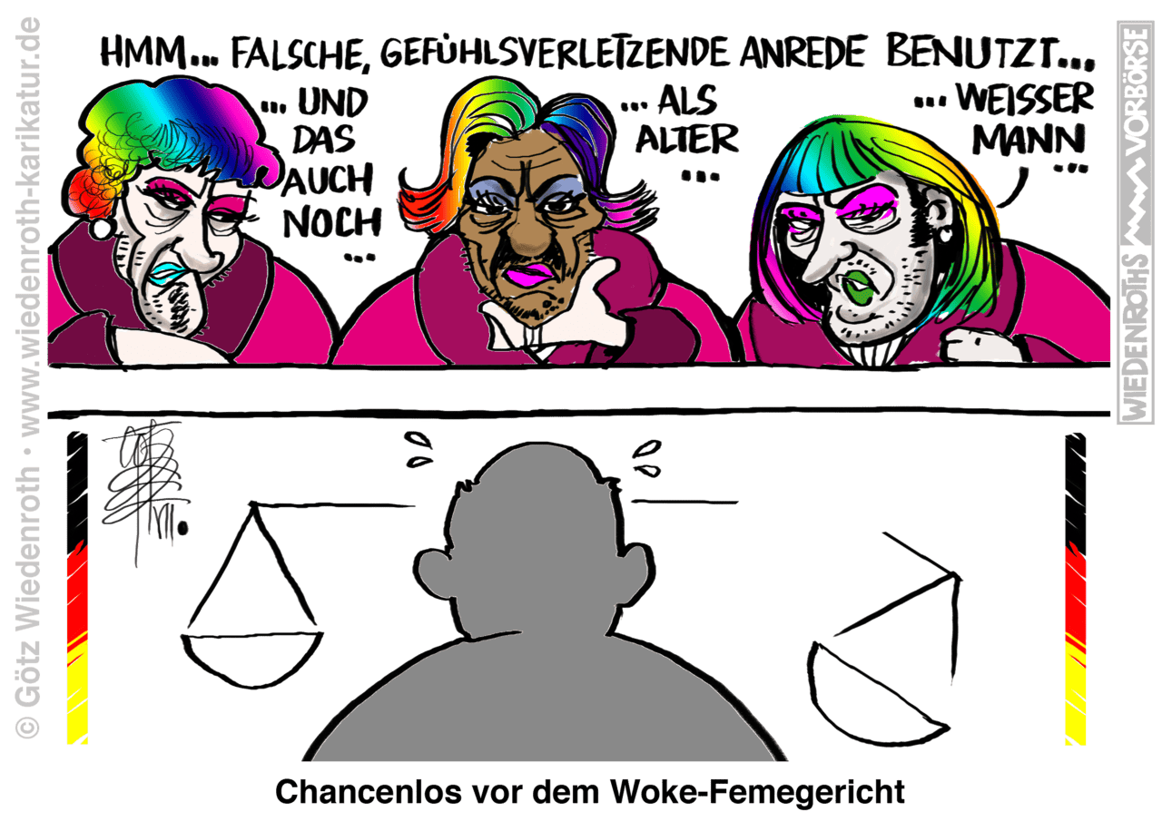 Strafzahlung_wegen_falscher_Anrede_Femegericht_Gesinnungsjustiz_Gesinnungsrechtsprechung_Woke_Wokeismus_Wokeness_Justizbefangenheit_Justizopfer_Justizverkommenheit_Kritisches-Netzwerk