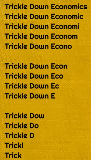 Trickle-down-economics-Effekt-Theorie-Umfairteilung-Umverteilung-Neoliberalismus-Wirtschaftsideologie-Kritisches-Netzwerk
