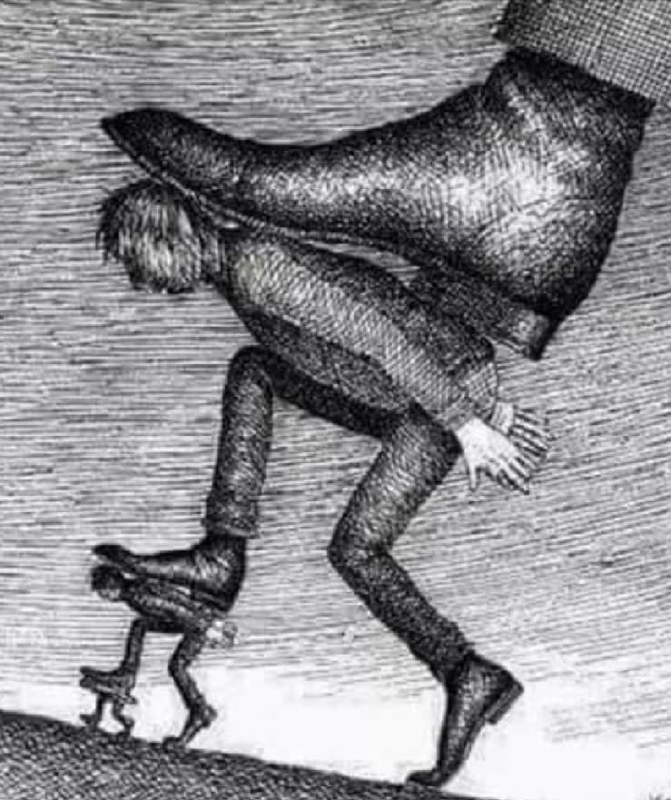 Nach-oben-buckeln-nach-unten-treten-bestrafen-Neoliberalismus-neoliberale-Agenda-Abstiegsaengste-Diskriminierung-Disziplinierung-Konditionierung-systemische-Gewalt