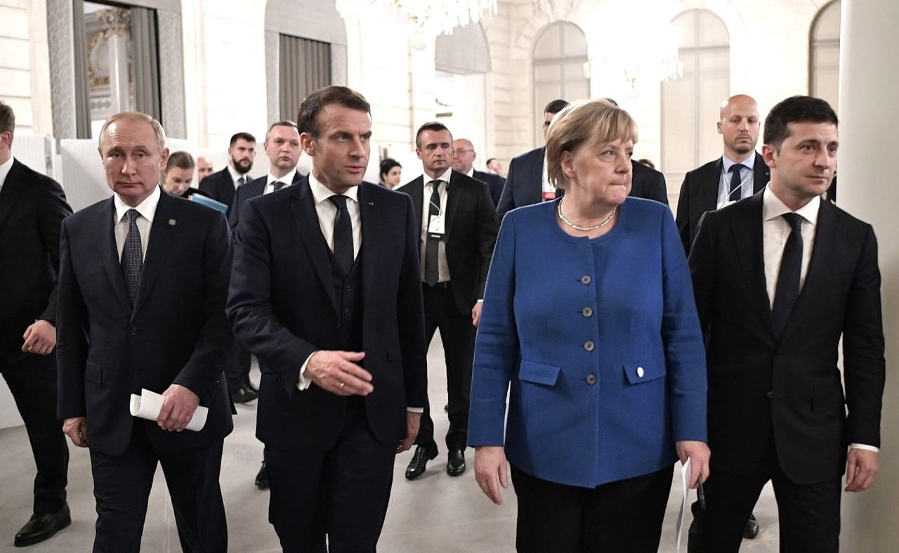 Vladimir-Putin-2019-Paris-Wladimir-Emmanuel-Macron-Angela-Merkel-Kritisches-Netzwerk-Volodymyr-Zelenskyy-Wolodymyr-Selenskyj-Zelenskyy-Russland-Ukraine