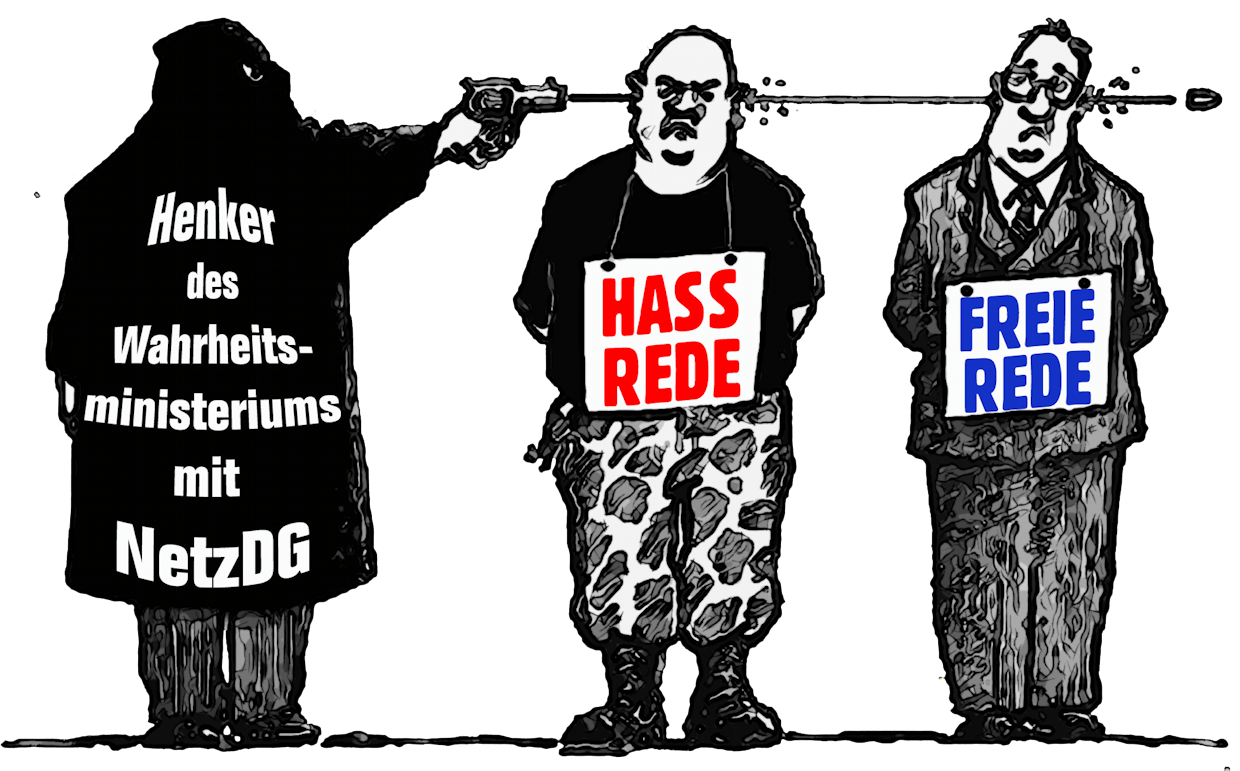 Wahrheitsministerium_Wahrheitspolizei_Meinungsfreiheit_Strafbarkeitsgrenze_Spitzelstaat_Schnueffelstaat_Meinungsunfreiheit_Meinungsverbrecher_NetzDG_KISTRA_Wortpolizei_Kritisches-Netzwerk