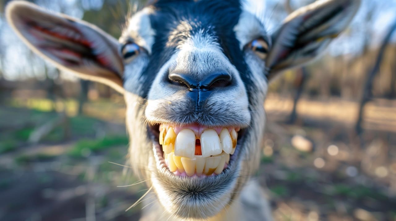 Ziegenkopf_lachende_Ziege_Hausziegen_Ziegenlachen_Ziegenschrei_Ziegenbock_goatlaugh_Kritisches-Netzwerk